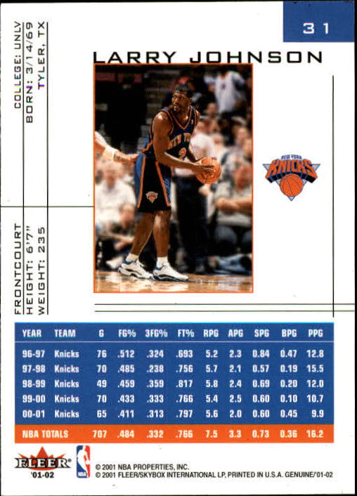 B1563- 2001-02 Fleer Genuine Basketball #s 1-120 -You Pick- 15+ FREE US SHIP - Picture 45 of 209
