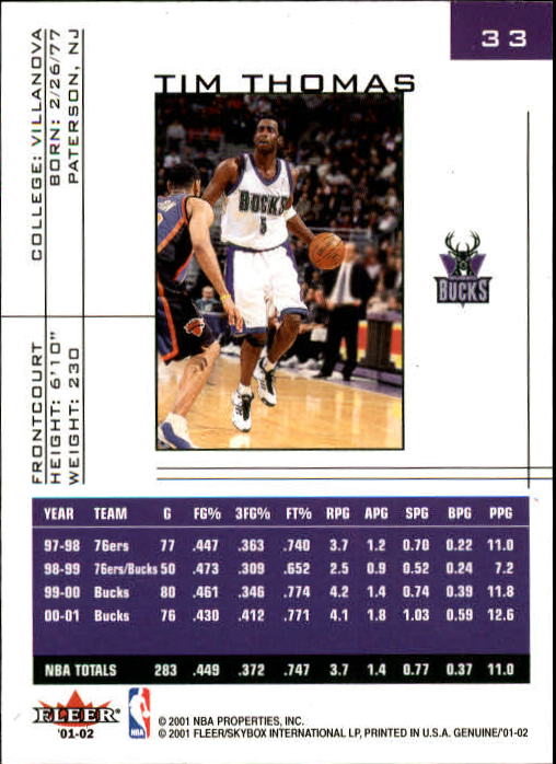 B1563- 2001-02 Fleer Genuine Basketball #s 1-120 -You Pick- 15+ FREE US SHIP - Picture 49 of 209