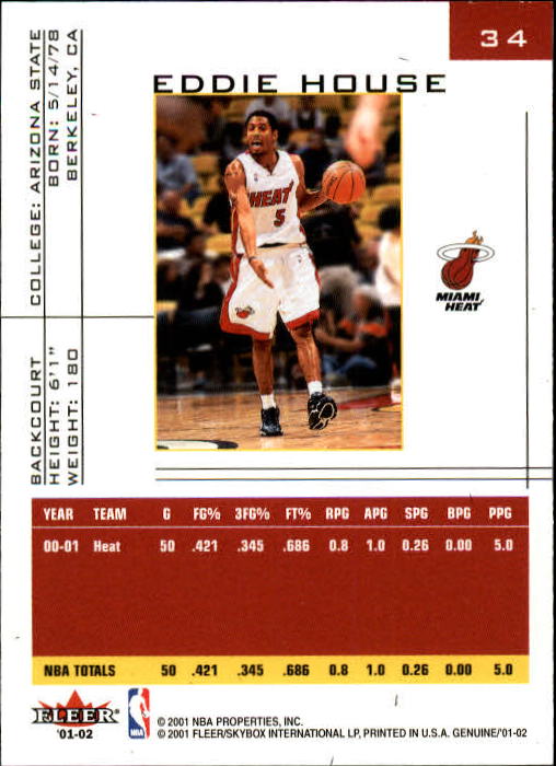 B1563- 2001-02 Fleer Genuine Basketball #s 1-120 -You Pick- 15+ FREE US SHIP - Picture 51 of 209