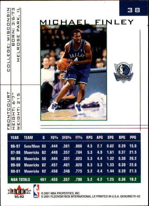 B1563- 2001-02 Fleer Genuine Basketball #s 1-120 -You Pick- 15+ FREE US SHIP - Picture 57 of 209