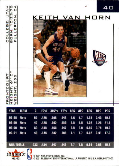 B1563- 2001-02 Fleer Genuine Basketball #s 1-120 -You Pick- 15+ FREE US SHIP - Picture 61 of 209