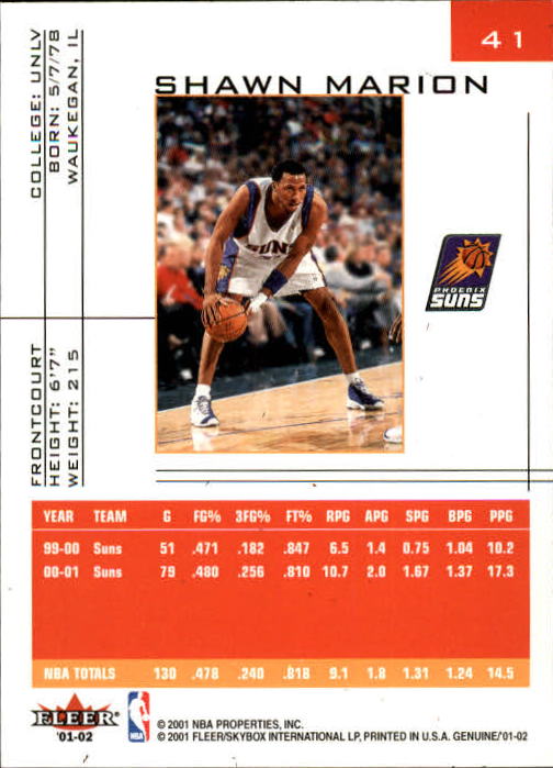 B1563- 2001-02 Fleer Genuine Basketball #s 1-120 -You Pick- 15+ FREE US SHIP - Picture 63 of 209