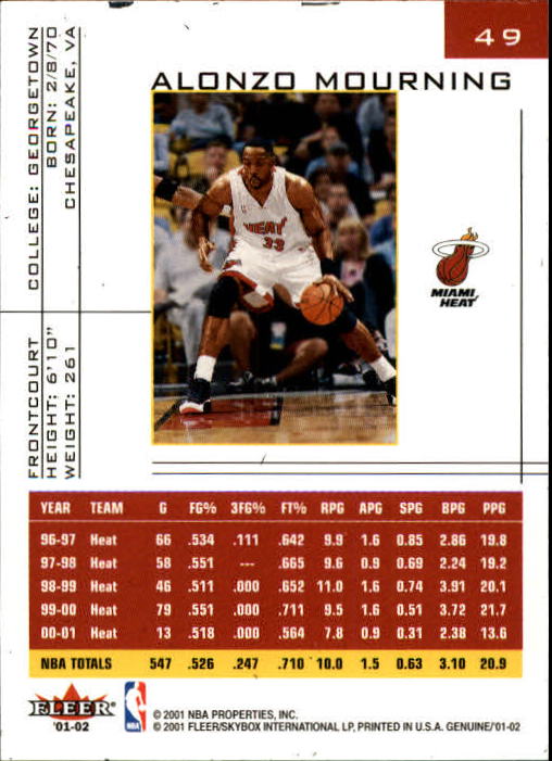 B1563- 2001-02 Fleer Genuine Basketball #s 1-120 -You Pick- 15+ FREE US SHIP - Picture 75 of 209
