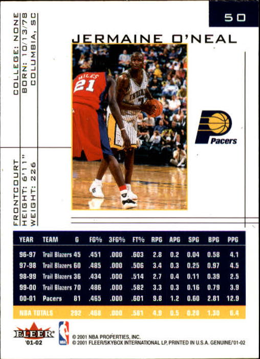 B1563- 2001-02 Fleer Genuine Basketball #s 1-120 -You Pick- 15+ FREE US SHIP - Picture 77 of 209