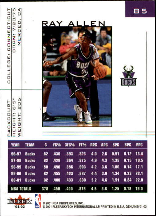 Ray Allen cards (1997-2021) Bucks Celtics Sonics Heat - Picture 121 of 349