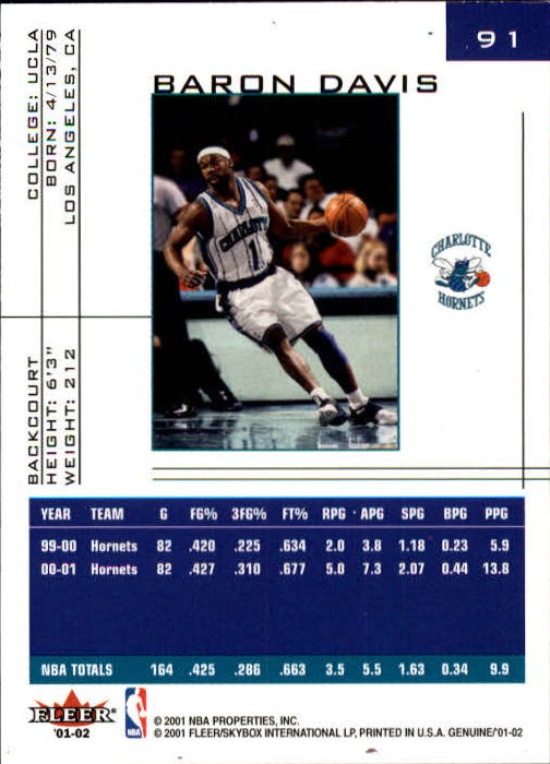B1563- 2001-02 Fleer Genuine Basketball #s 1-120 -You Pick- 15+ FREE US SHIP - Picture 151 of 209