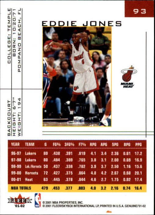 B1563- 2001-02 Fleer Genuine Basketball #s 1-120 -You Pick- 15+ FREE US SHIP - Picture 155 of 209
