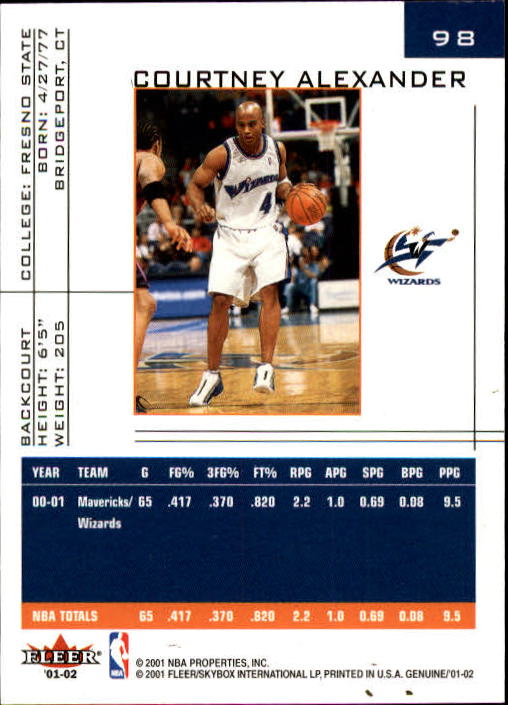 B1563- 2001-02 Fleer Genuine Basketball #s 1-120 -You Pick- 15+ FREE US SHIP - Picture 165 of 209