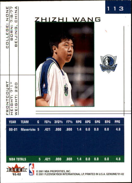 B1563- 2001-02 Fleer Genuine Basketball #s 1-120 -You Pick- 15+ FREE US SHIP - Picture 195 of 209