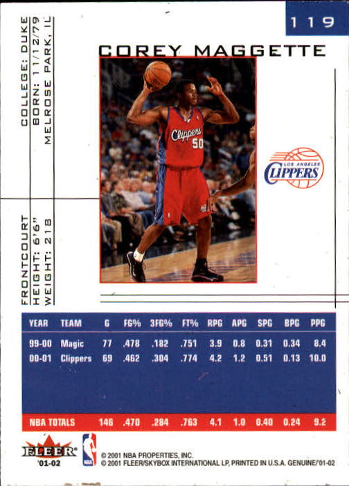 B1563- 2001-02 Fleer Genuine Basketball #s 1-120 -You Pick- 15+ FREE US SHIP - Picture 207 of 209