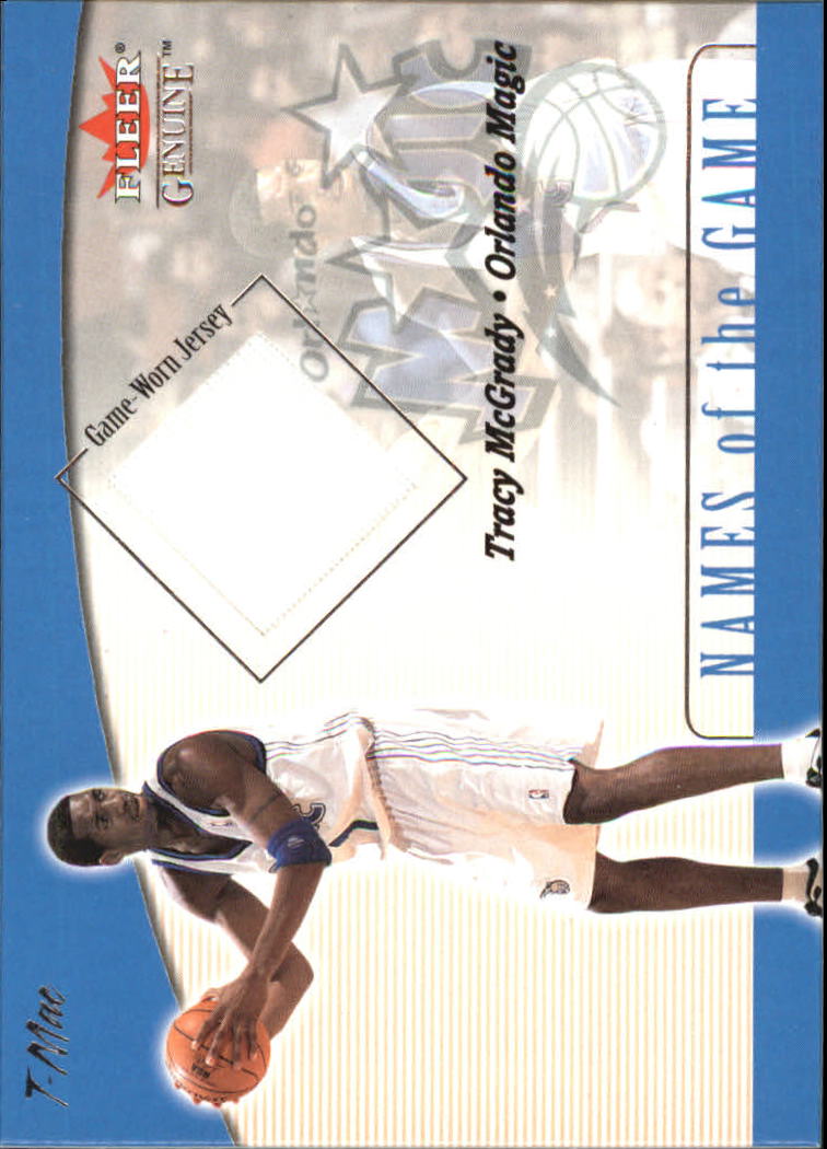 2001-02 Fleer Genuine Names of the Game #8 Tracy McGrady