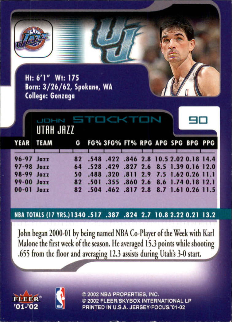 John Stockton cards (1989-2021) Jazz - You Choose - Bild 180 von 284