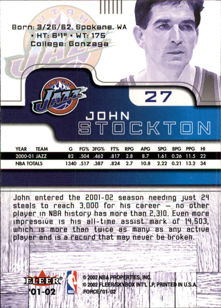 John Stockton cards (1989-2021) Jazz - You Choose - Bild 182 von 284