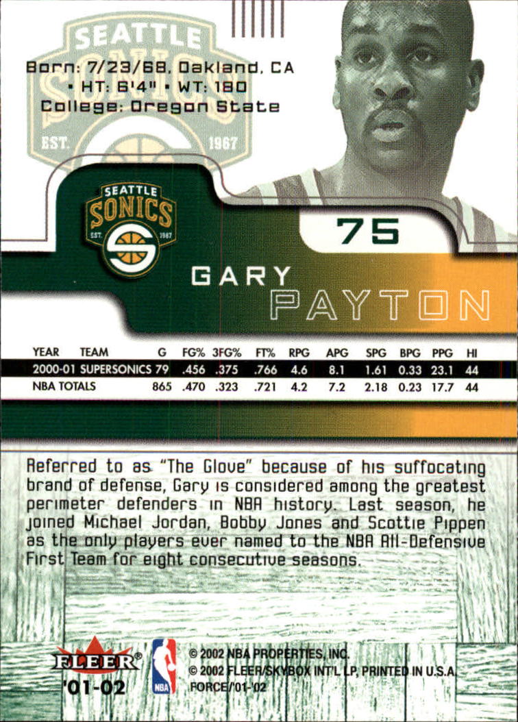Gary Payton cards (1991-2022) Sonics Heat Lakers Bucks - You Choose - Picture 151 of 258