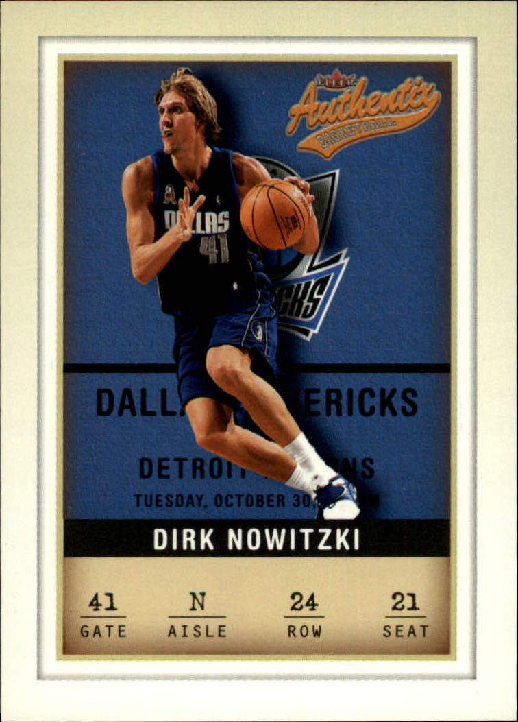 2001-02 Fleer Authentix #24 Dirk Nowitzki