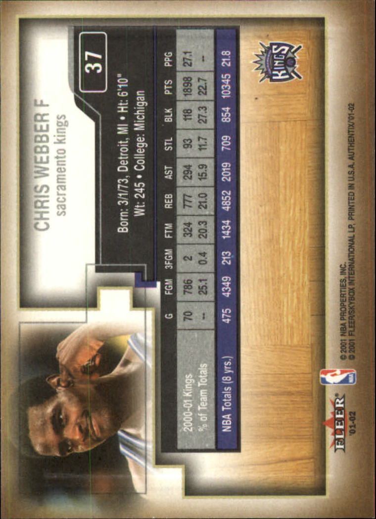 Chris webber cards (1994-2022) Kings Bullets 76ers - You Choose - Picture 143 of 258