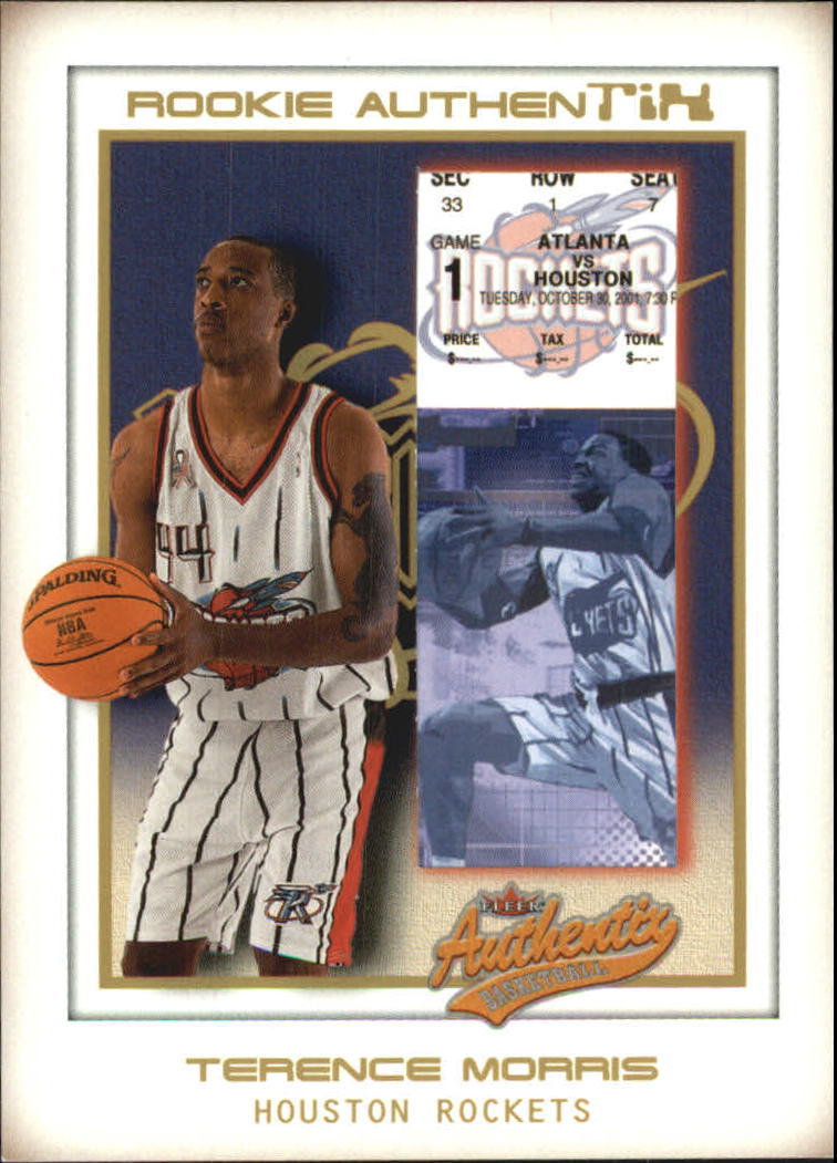 2001-02 Fleer Authentix Second Row Parallel #129 Terence Morris