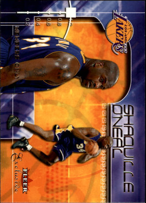 2001-02 Fleer Exclusive #104 Shaquille O'Neal MO