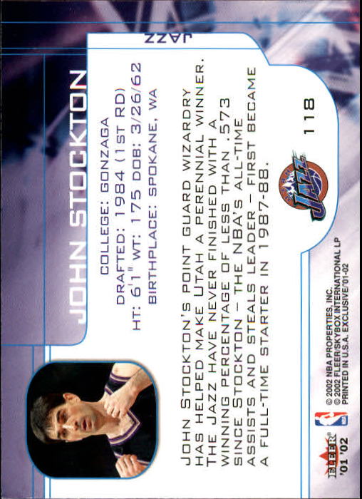 John Stockton cards (1989-2021) Jazz - You Choose - Bild 178 von 284