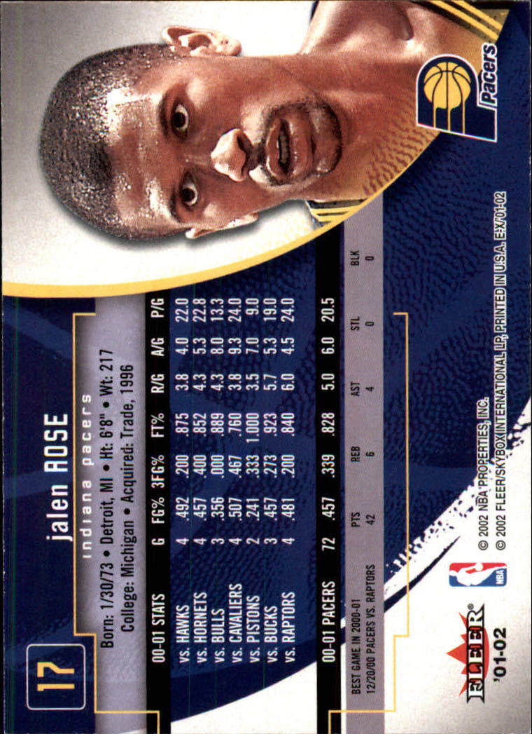 B1643- 2001-02 E-X Basketball Karten 1-130 + Rookies -du Pick- 15 + Gratis US - Bild 33 von 149