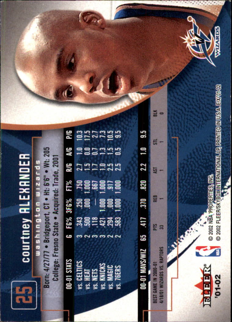 B1643- 2001-02 E-X Basketball Karten 1-130 + Rookies -du Pick- 15 + Gratis US - Bild 43 von 149