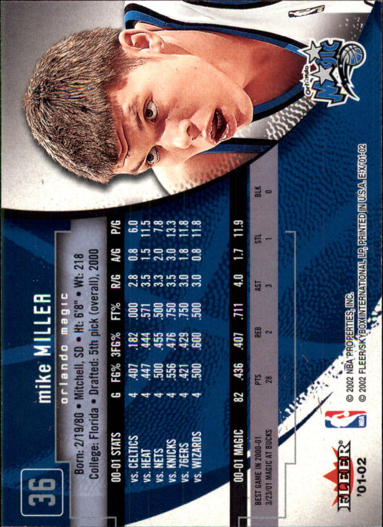 B1643- 2001-02 E-X Basketball Karten 1-130 + Rookies -du Pick- 15 + Gratis US - Bild 53 von 149