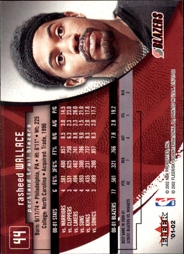 B1643- 2001-02 E-X Basketball Karten 1-130 + Rookies -du Pick- 15 + Gratis US - Bild 61 von 149