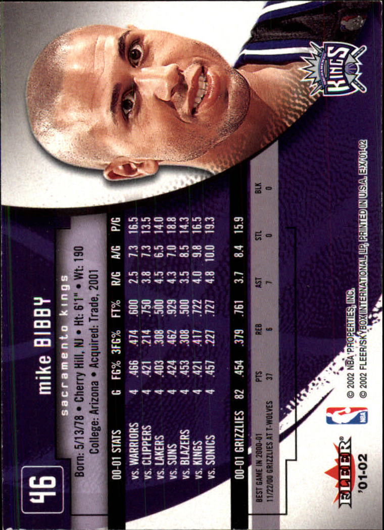 B1643- 2001-02 E-X Basketball Karten 1-130 + Rookies -du Pick- 15 + Gratis US - Bild 65 von 149