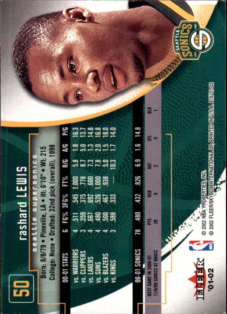 B1643- 2001-02 E-X Basketball Karten 1-130 + Rookies -du Pick- 15 + Gratis US - Bild 69 von 149