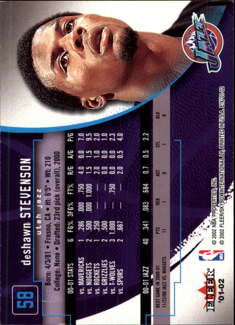 B1643- 2001-02 E-X Basketball Karten 1-130 + Rookies -du Pick- 15 + Gratis US - Bild 81 von 149