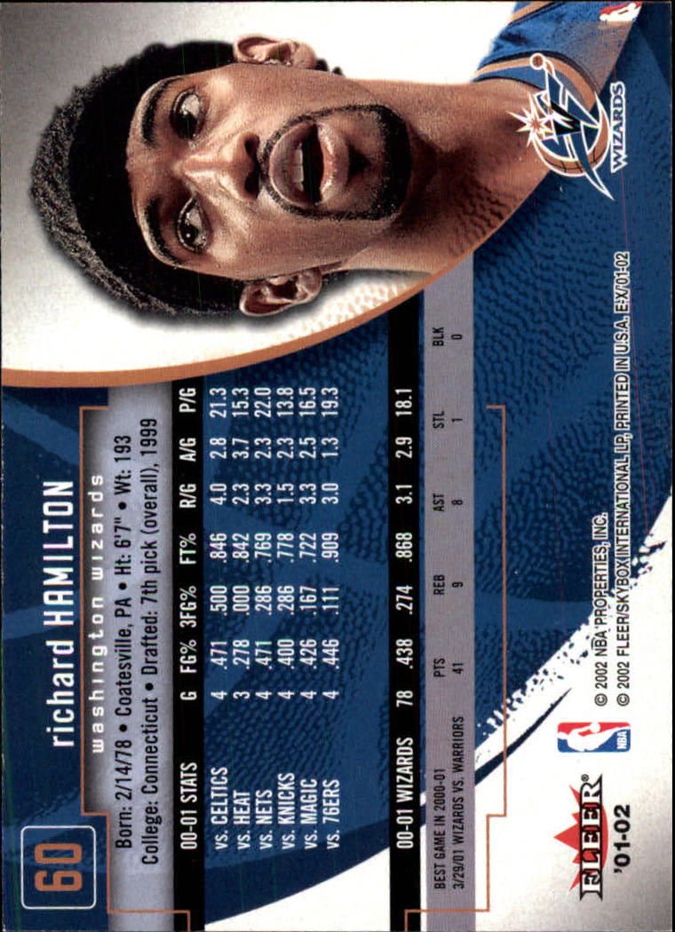 B1643- 2001-02 E-X Basketball Karten 1-130 + Rookies -du Pick- 15 + Gratis US - Bild 85 von 149