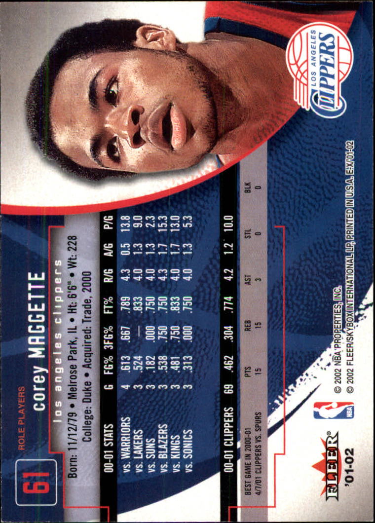 B1643- 2001-02 E-X Basketball Karten 1-130 + Rookies -du Pick- 15 + Gratis US - Bild 87 von 149