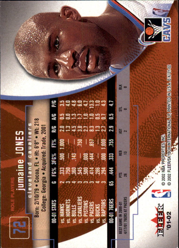 B1643- 2001-02 E-X Basketball Karten 1-130 + Rookies -du Pick- 15 + Gratis US - Bild 109 von 149