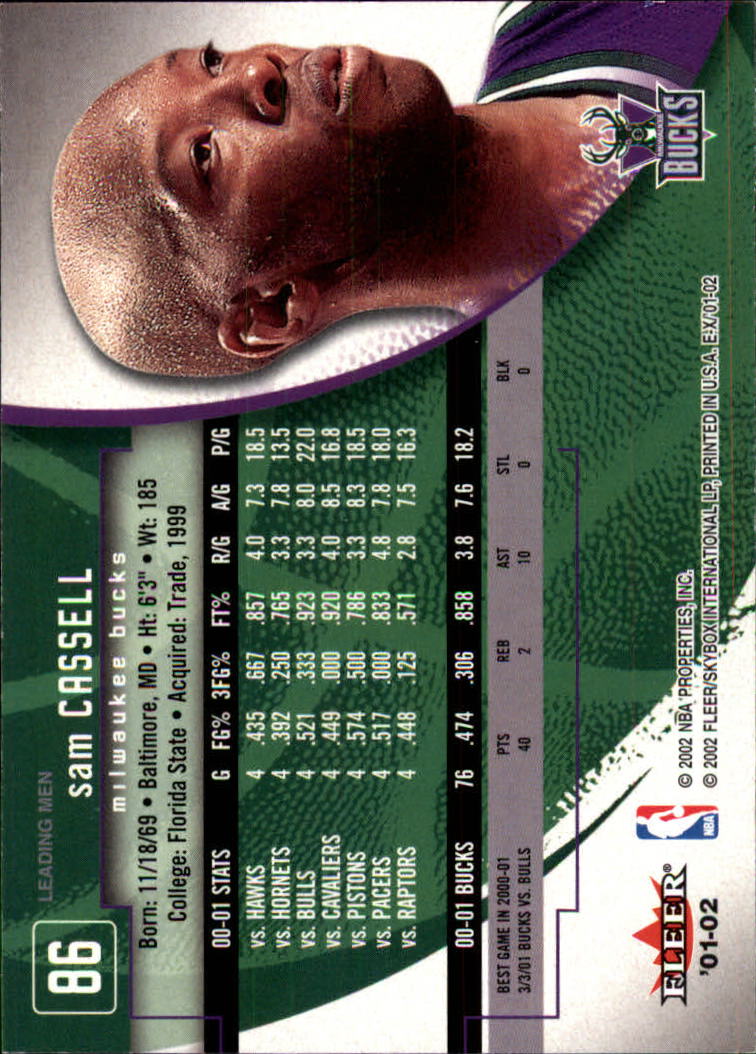 B1643- 2001-02 E-X Basketball Karten 1-130 + Rookies -du Pick- 15 + Gratis US - Bild 135 von 149