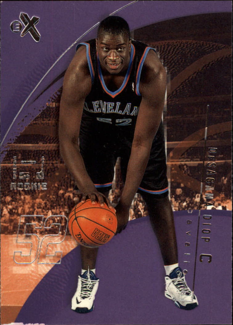 2001-02 E-X #107 DeSagana Diop/1750 RC