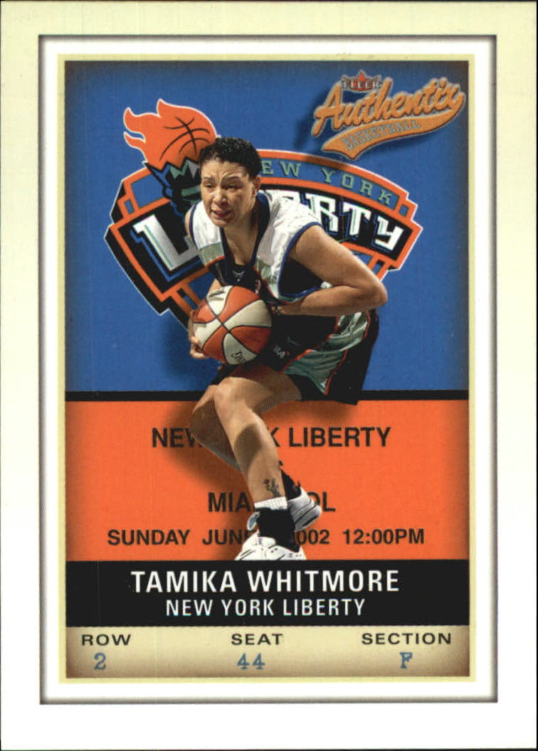 2002 Fleer Authentix WNBA #85 Tamika Whitmore