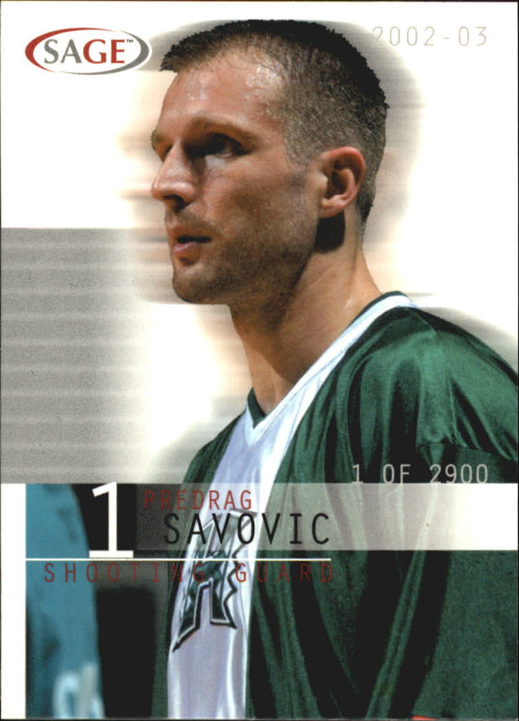 2002 SAGE #27 Predrag Savovic