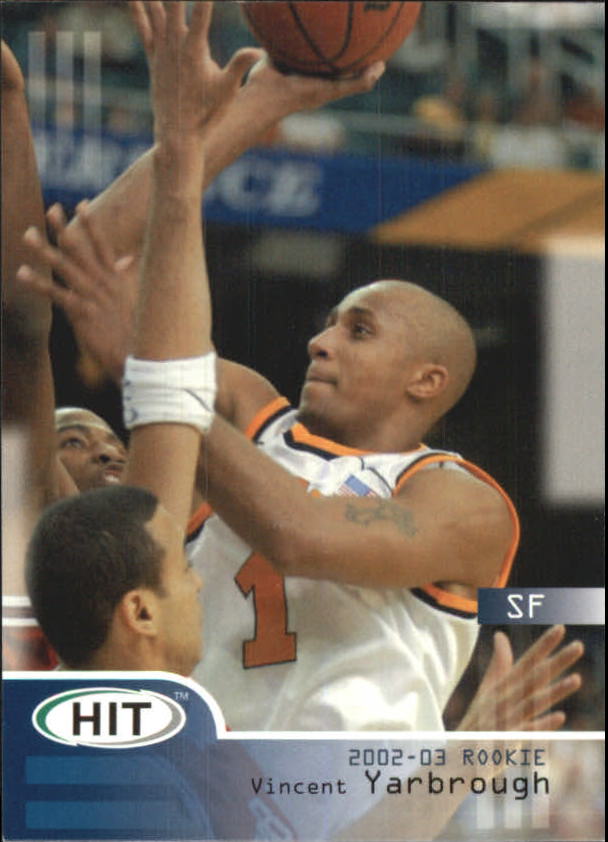 2002 SAGE HIT 26 Vincent Yarbrough NMMT Birmingham Sports Cards