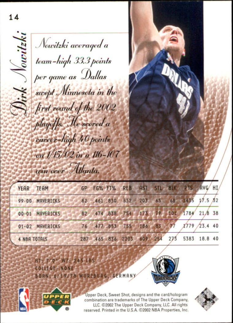 Dirk Nowitzki cards (1999-2021) Mavericks - You Choose - Bild 82 von 266