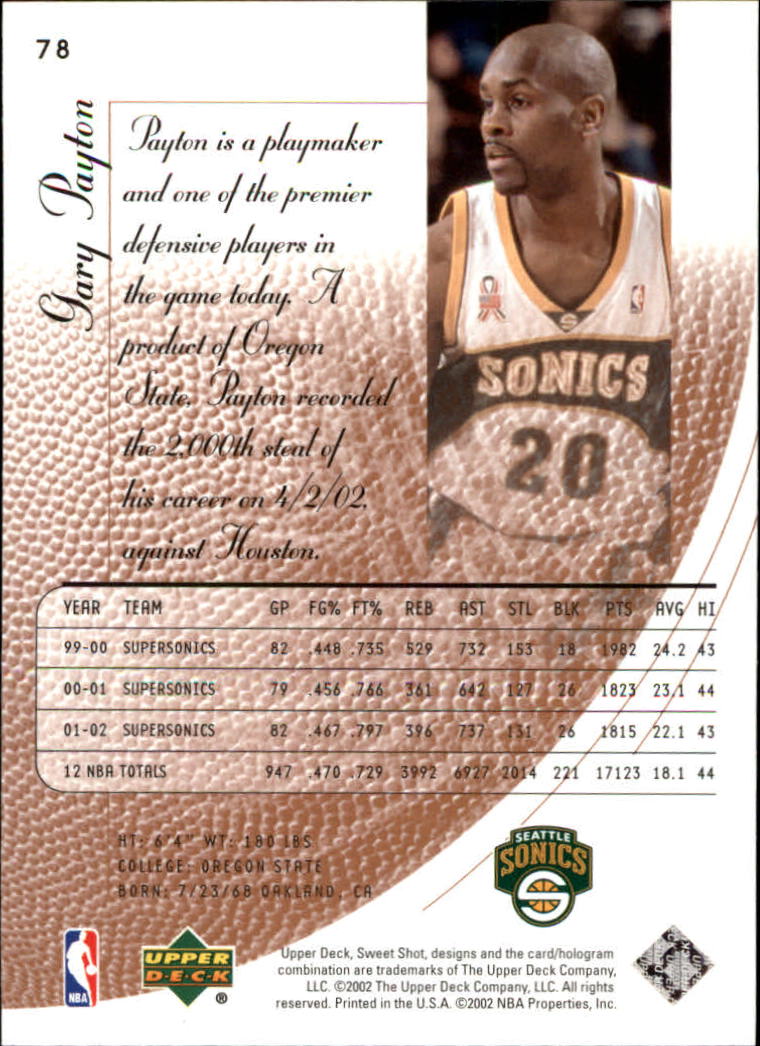 Gary Payton cards (1991-2022) Sonics Heat Lakers Bucks - You Choose - Picture 171 of 258