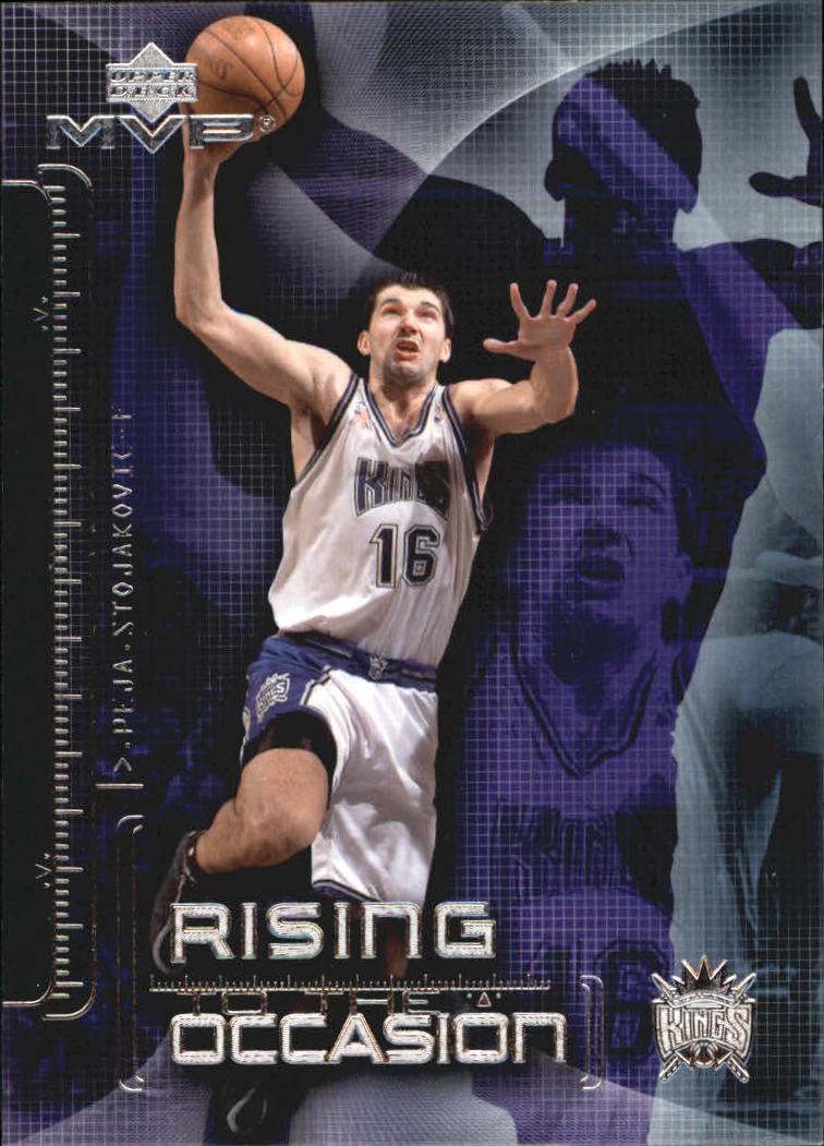 2002-03 Upper Deck MVP Rising to the Occasion #7 Peja Stojakovic