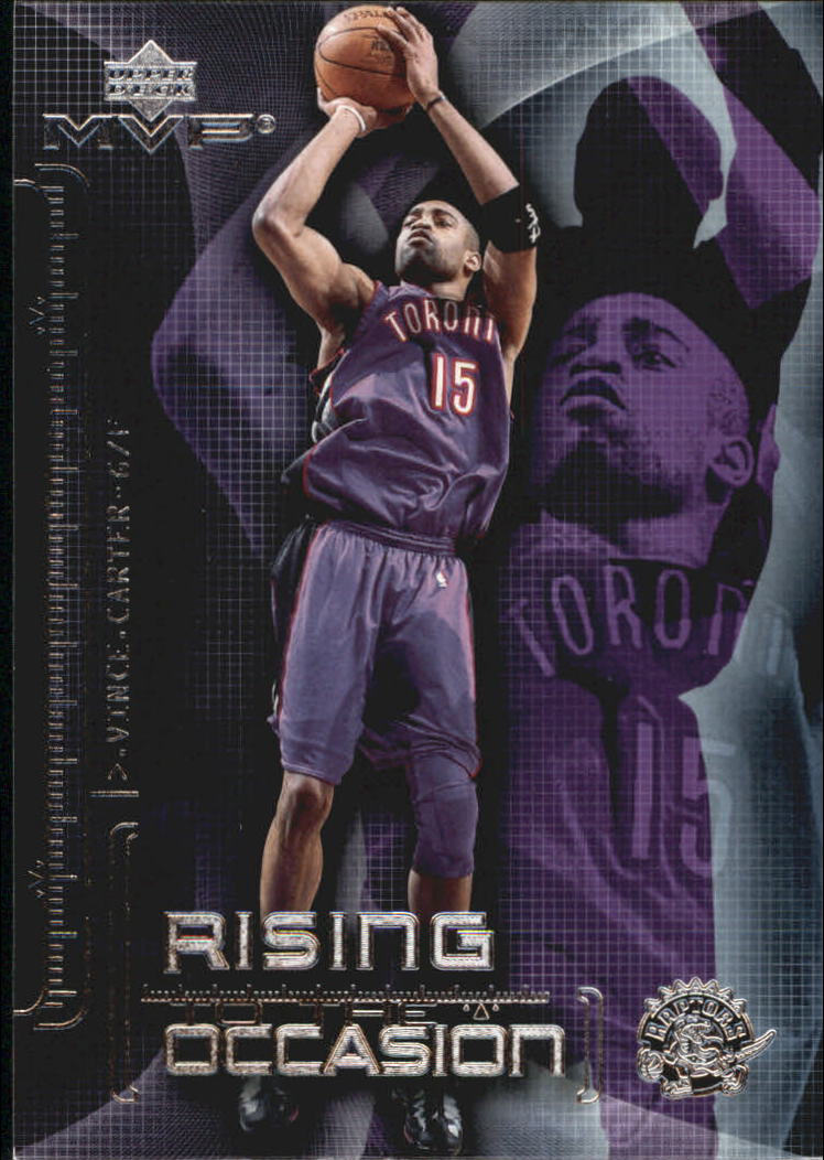 2002-03 Upper Deck MVP Rising to the Occasion #14 Vince Carter