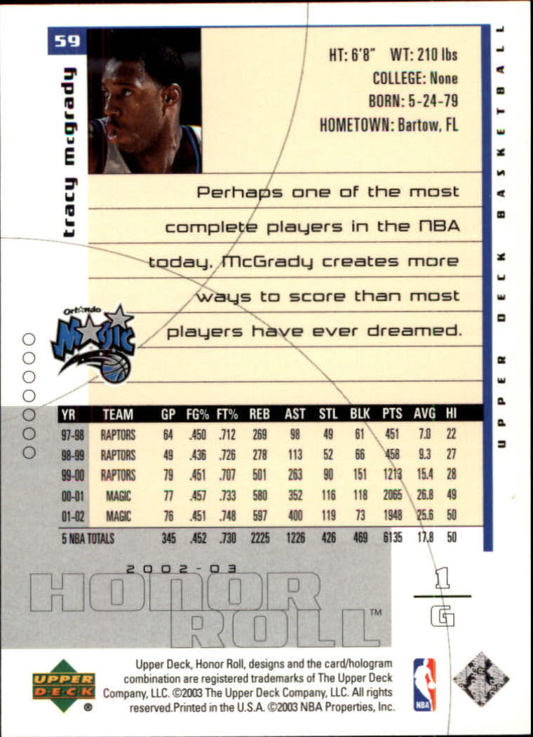 Tracy McGrady cards (1998-2021) Magic Raptors Rockets - You Choose - Picture 129 of 275