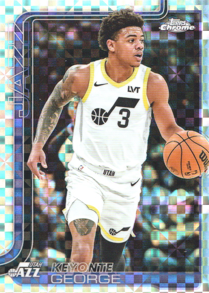 2025-26 Topps Chrome X-Fractors #235 Keyonte George