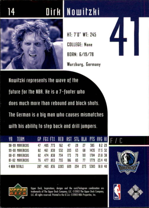 Dirk Nowitzki cards (1999-2021) Mavericks - You Choose - Bild 94 von 266