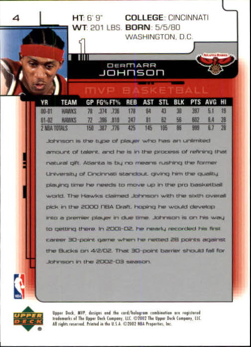 A8481- 2002-03 Upper Deck MVP Basketball #s 1-220 -You Pick- 15+ FREE US SHIP - Picture 9 of 439