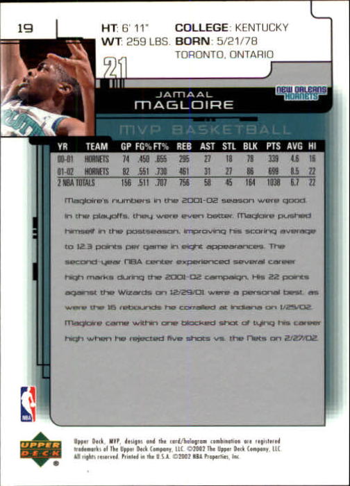 A8481- 2002-03 Upper Deck MVP Basketball #s 1-220 -You Pick- 15+ FREE US SHIP - Picture 39 of 439