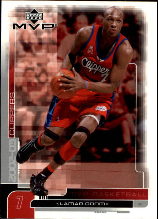 2002-03 Upper Deck MVP #74 Lamar Odom