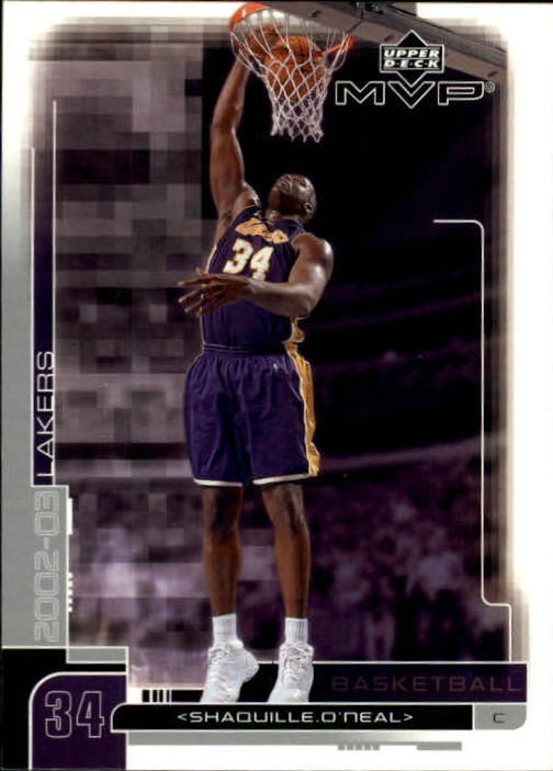 2002-03 Upper Deck MVP #80 Shaquille O'Neal