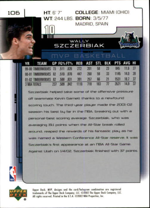 A8481- 2002-03 Upper Deck MVP Basketball #s 1-220 -You Pick- 15+ FREE US SHIP - Picture 211 of 439